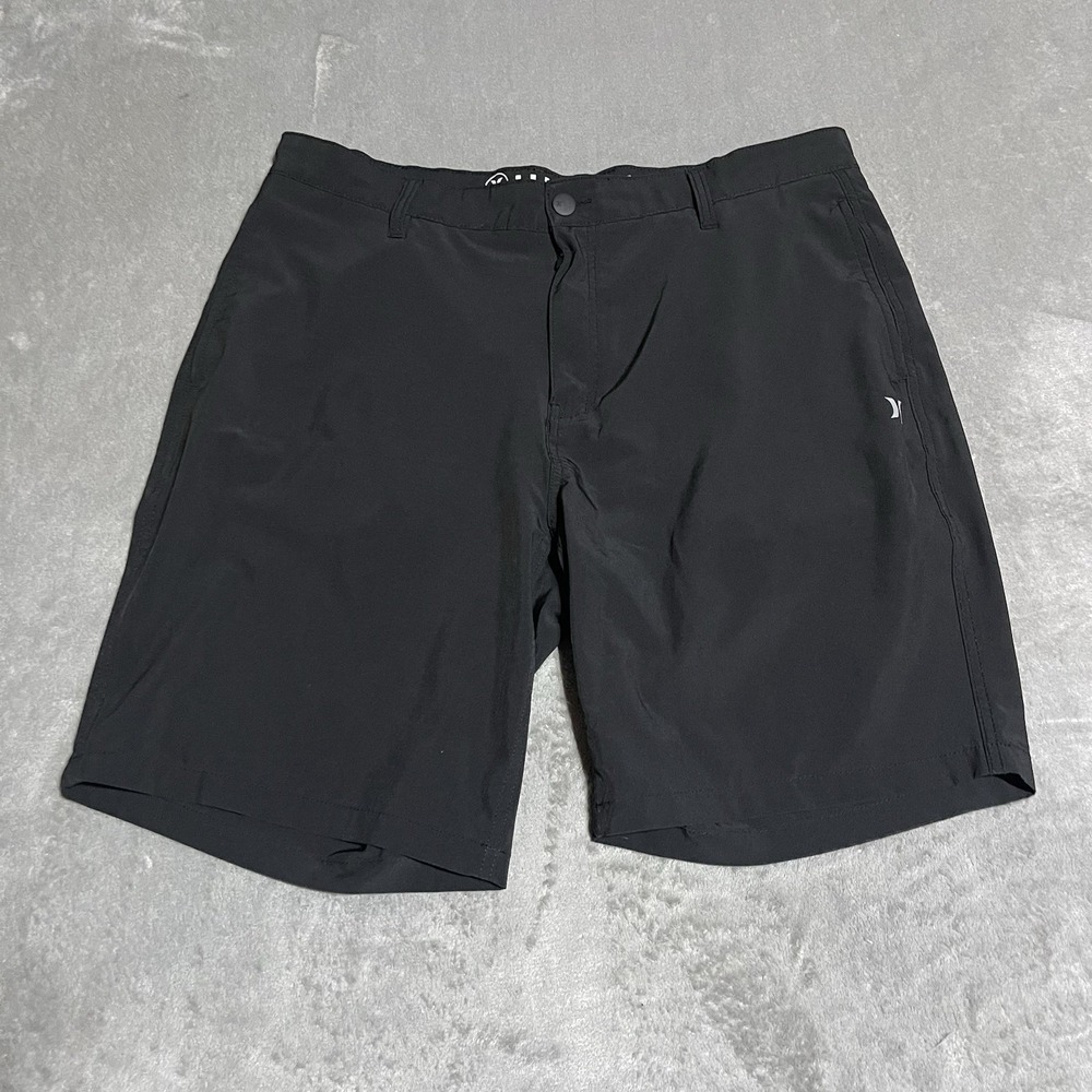Hurley Shorts Mens 38 Black Lightweight Pockets‎ Activewear Outdoors